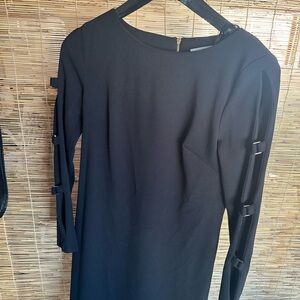 Calvin Klein Black Long Sleeve Dress